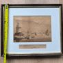 Antique aquatint engraving titled The Harbour of Dublin from the Lighthouse to the City 1792 print picture vintage Image 10
