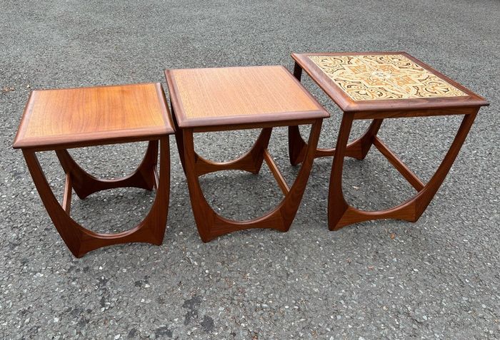 Vintage G-Plan Astro teak and nest  of Tables  c1970