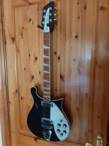 Rickenbacker 620 Jetglo black mint condition guitar & case