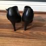 Next Ladies Forever Comfort Black Leather High Heel Shoe Size 4 Image 4