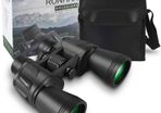 High Power Binoculars, BAK-4, Large Eyepiece, Portable and Waterproof Binoculars Telescope with Multilayer-coated Lenses for Adult Bird Watching Football Safari Sightseeing Climbing Hiking Trip (FREE POSTAGE)