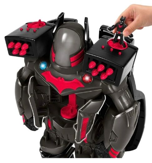 Fisher-Price ImaginextDC Super Friends Batbot Xtreme--Red/Black