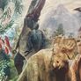Dinosaur fabric material Image 2