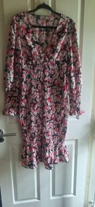 Coast V- Neck Floral Dress.
