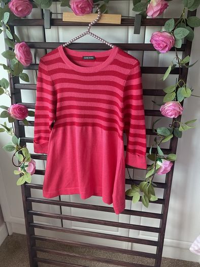 jumper hollister inspired 100% cotton striped jumper size 14/16