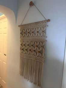 Macrame Boho Wall Hanging  Large