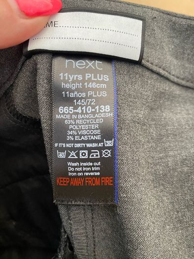 School trousers grey NEW