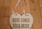 wedding sign