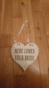wedding sign