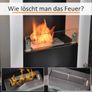 Freestanding Ethanol Fireplace with Tempered Glass Image 3
