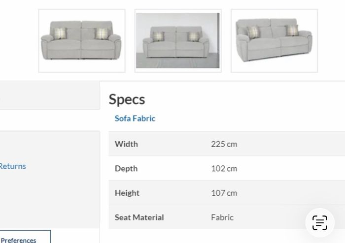 Recliner sofa