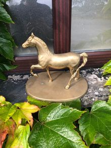 Brass type horse
