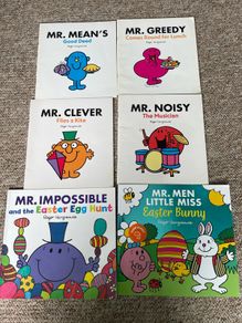 A selection of 6 Mr Men Book