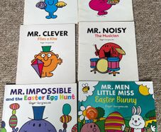 A selection of 6 Mr Men Book
