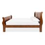 Wooden sleigh bed king size Image 2