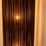 Statement Bamboo / Wood Slat Floor Lamp Image 2