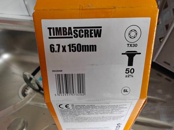 20 X Timbascrews, 6.7x 150mm