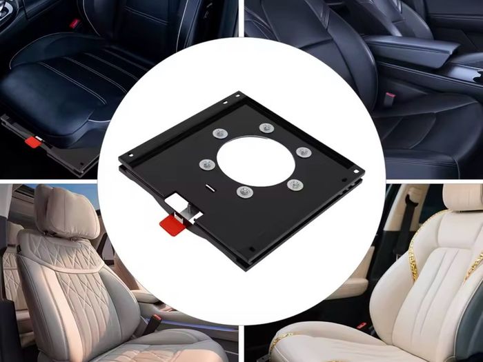 360 Driver Seat Swivel Base for Fiat Ducato X250 Heavy Duty Steel Rotating Seat Adapter Plate for Campervan Motorhome (2007+)