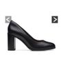 Genuine leather Clarks Freva85 Court Shoes, size 6 Image 3