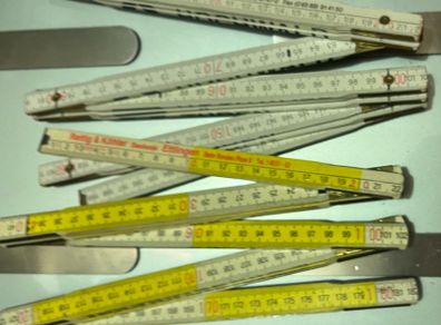 Vintage carpentry measure 2 meters