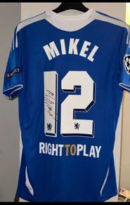 Signed John Obi Mikel Jersey