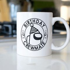 Birthday Crewmate, Among Us mug great gift present idea