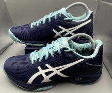 Asics Gel Solution Speed 3 Womens Indoor Court EU 41.5 Tennis Trainers Shoes