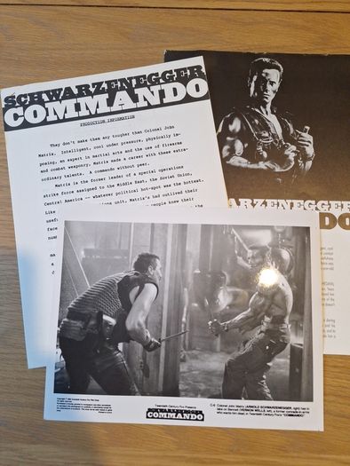 COMMANDO Arnold Schwarzenegger Press Kit