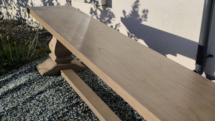Dining Bench 200cm Vintage Ash Monastery