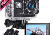 Action Camera FHD 1080P 12MP, 98FT/30M Underwater Waterproof Camera with 2 Rechargeable Batteries (FREE SHIPPING)