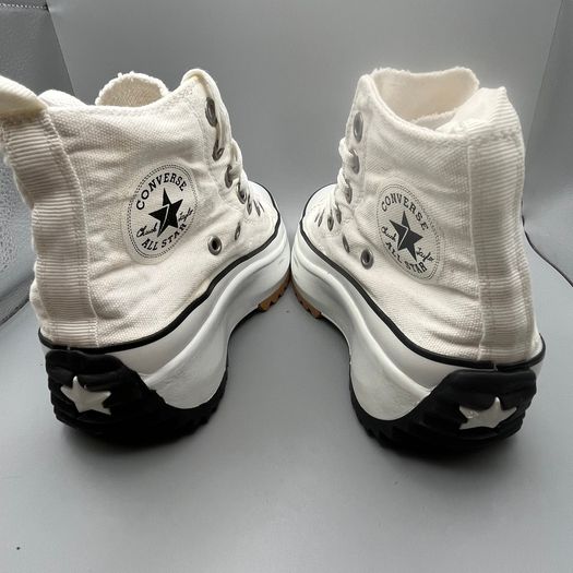Converse Run Star Hike Platform Trainers White JW Anderson Womens UK 5 EU 38