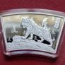 Samoa 30 gram Lunar Tigar 5 Dollar Fan shaped coin Image 7