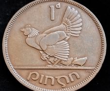 Ireland - 1940 - 1 Penny - Irish 1d - Pingin - KM.11 - [2085]