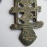Vintage Large Coptic Cross Pendant, Replica Portland Art Museum Silver Plated (Cross length 3,5") Image 5