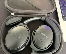 Bose QuietComfort 35 Series 1, excellent condition with new headband & earpads