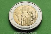 Slovenia 2014 year Uncirculated 2 Euro coin.