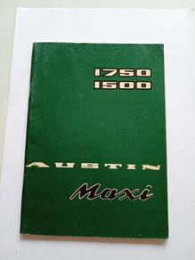 Austin Maxi Owner Handbook