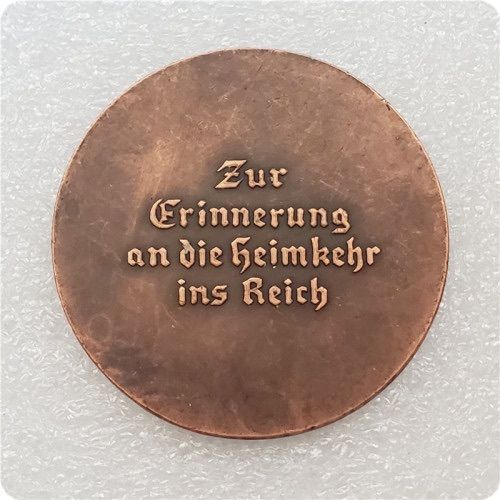 Ww2 Mark German Coin  Hitler Luftwaffe Swastika Nazi Warplane  Reichsmark