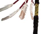 Shaman stick with large crystal