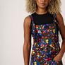 Lucy & Yak Dungarees Animals & Flowers Print Image 2