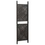 Fence Panel Poly Rattan 1.8x2 m Brown Image 4
