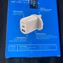 dual usb wall fast charger 20 watt usb type C and A brand new Image 2