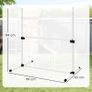 4 Piece Dog Agility Training Equipment for Dog Agility Course with Adjustable Height Jump Bars, Included Carry Bag, & Displacing Top Bar, White Image 4