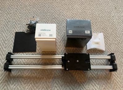 edelkrone video equipment - slider, pocket rig, steady module