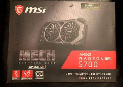 Graphics Card 8GB MSI Radeon RX 5700