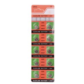 10x AG5 LR754 393 Button Batteries 1.5V Alkaline