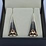 Brand New Hallmarked Silver & 9ct Gold Earrings Image 5