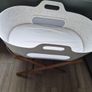 SnuzBaskit Moses Basket & Stand - Barley/Walnut Image 3