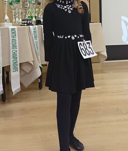 Irish dancing black dress age 4/5