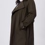 Orolay Women's Casual Notched Lapel Trench Coat Mid-Length Slim Fit Overcoat with Belt Image 2
